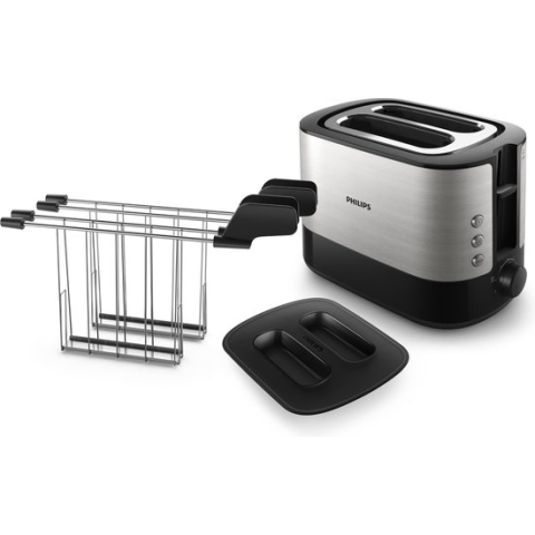 Philips Viva Collection HD2639/90 - Broodrooster - RVS