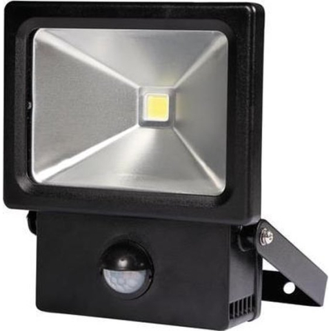 LED-SCHIJNWERPER VOOR BUITENSHUIS MET PIR-SENSOR - 10 W - NEUTRAALWIT