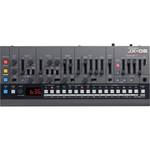 Roland JX-08 - Boutique Synthesizer - Zwart