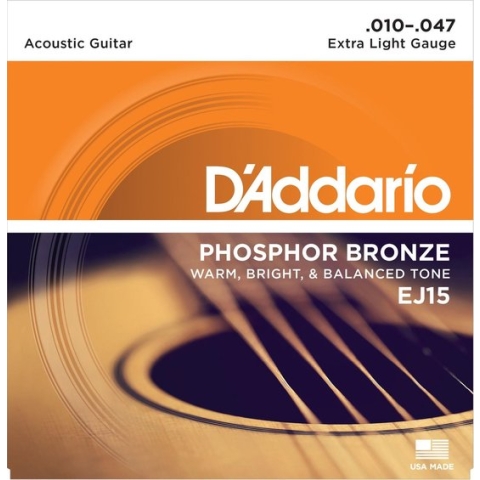 D'Addario EJ15 Western Gitaarsnaren 010-047