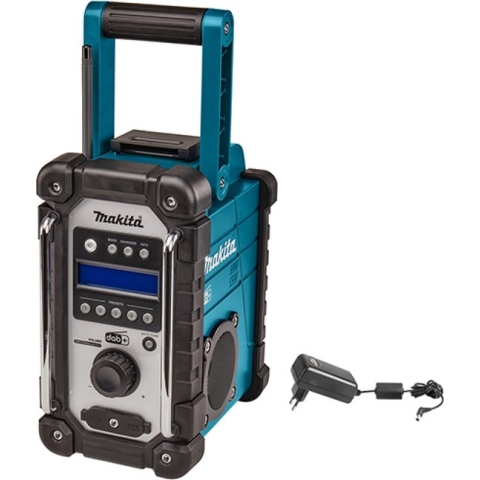 Makita DMR110N 7,2-18V accu bouwradio - AM/FM/DAB+
