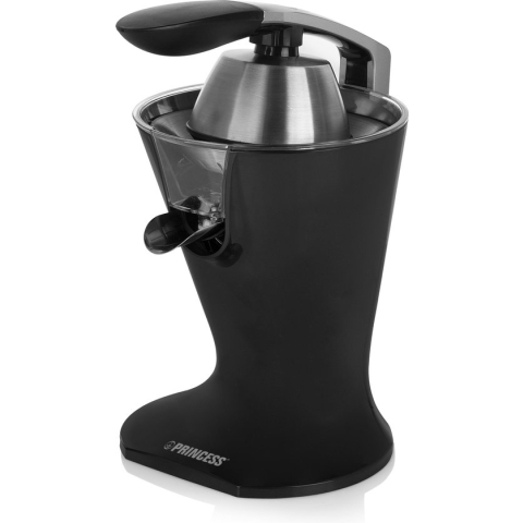 Princess 201857 Citruspers – Elektrische citruspers - Juicer - Zwart - 300 Watt - RVS Pulpfilter