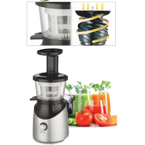 Beper 90.421 - Slow Juicer - Koude Pers Juicer - Sapcentrifuge - Slow Juice Machine