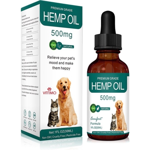 Premium Hennepolie Hond & Kat - 100% Veilig - Kalmerend - Ontstekingsremmend - Gewricht - Spijsvertering - Weerstand - 30ml