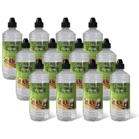 Xaralyn | Bio ethanol CL100 (12 x 1 liter) 100%