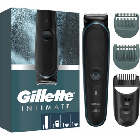 Gillette INTIMATE i5 - Zwart - Rechthoek - Batterij/Accu - 100 min - Ingebouwde accu - Lithium-Ion (Li-Ion)