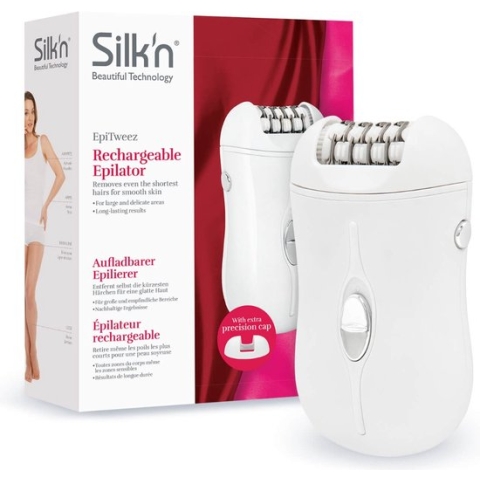 Silk'n EpiTweez epilator - Epileerapparaat dames - voor het snel verwijderen van haar - Wit