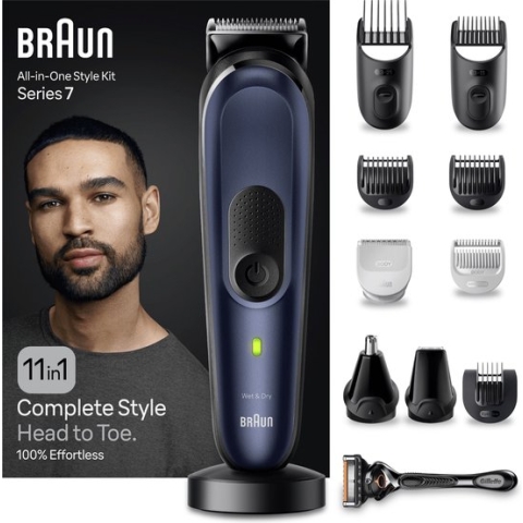 Braun All-In-One Baardtrimmer - Series 7 MGK7450 - 11-in-1 Set Trimmer