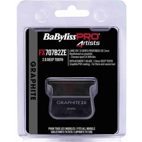 Babyliss Pro Skeleton Snijblad - Graphite 2.0 Deep Tooth - FX707B2ZE