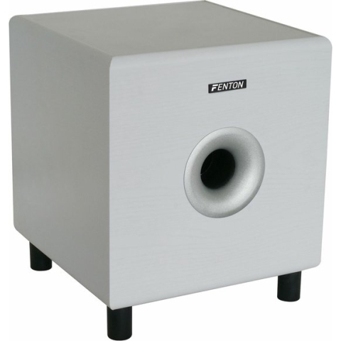 Actieve subwoofer - Fenton SHFS08W - hifi subwoofer 8'' - 200W - Wit