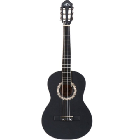 LaPaz C30BK-3/4 klassieke gitaar matzwart