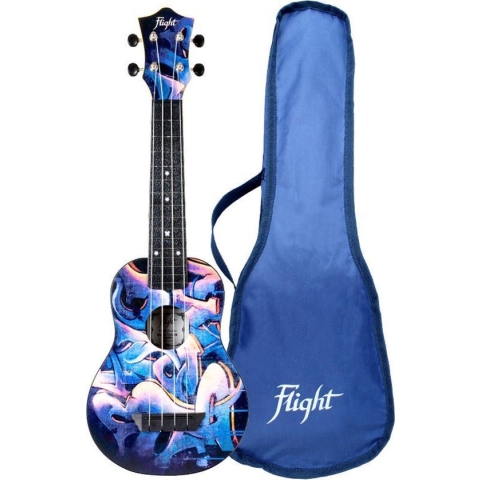 Flight: TUS40 ABS Travel Ukulele - Graffiti