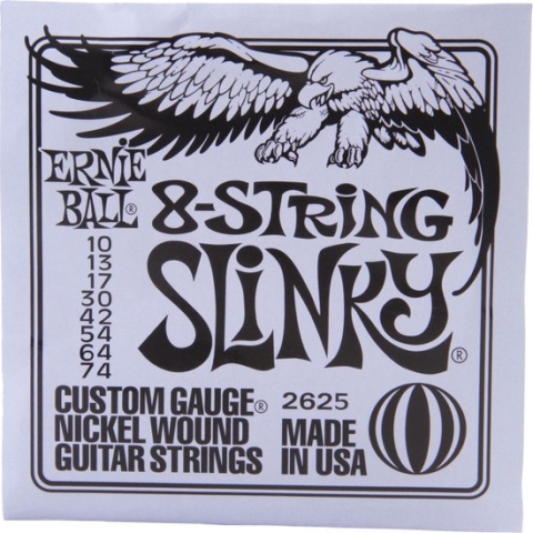 Ernie Ball 2625 8-String Slinky Electric Nickel Wound