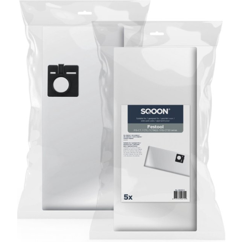 SQOON - Festool CTL-22 / CTL-33 Stofzguierzakken - 5 stuks