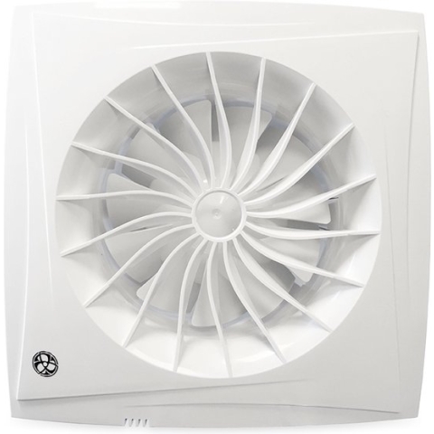 Badkamer/toilet ventilator Blauberg Sileo - Ø 100mm - MET TIMER (SILEO100T)