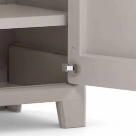Keter Gulliver Hoge Kast - 8 halve planken - 80x44x182cm – Zand/Beige
