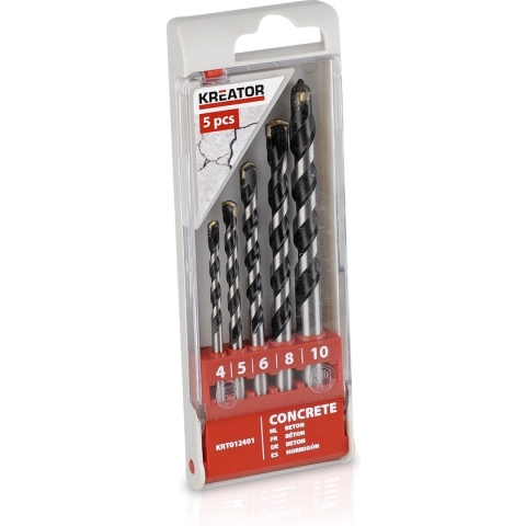 Kreator - KRT012401 - Betonborenset - Ø 4-10mm 5st