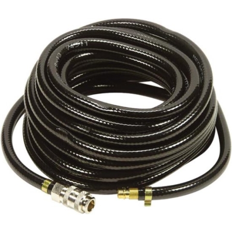 Stanley Luchtslang 20 Meter - Compressor Slang - Max. 10Bar - Europese Snelkoppeling - PVC - Zwart