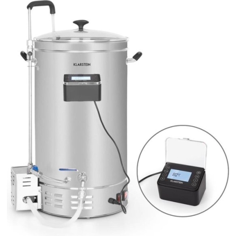 Brauheld Pro maischketel 2500W 30L 30-100°C circulatiepomp rvs