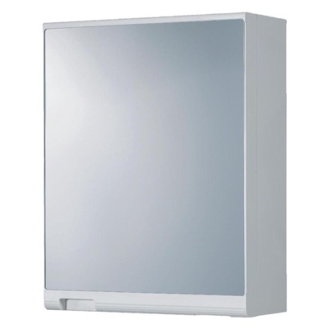 Differnz Spiegelkast - Kast met Spiegel - Badmeubel met 1 Deur - Badkamerkastje - Wit - 45x15x35cm