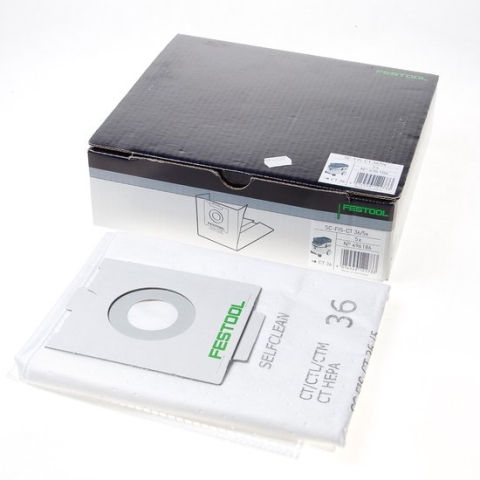 Festool SC FIS-CT 36/5 SELFCLEAN filterzak 496186