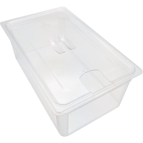 Ziva XLarge sous-vide waterbak 24 liter (polycarbonaat) + deksel met uitsparing voor sous-vide sticks