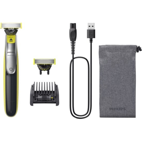 Philips OneBlade 360 Face - QP2734/31 - Trimmer, scheerapparaat en styler in 1