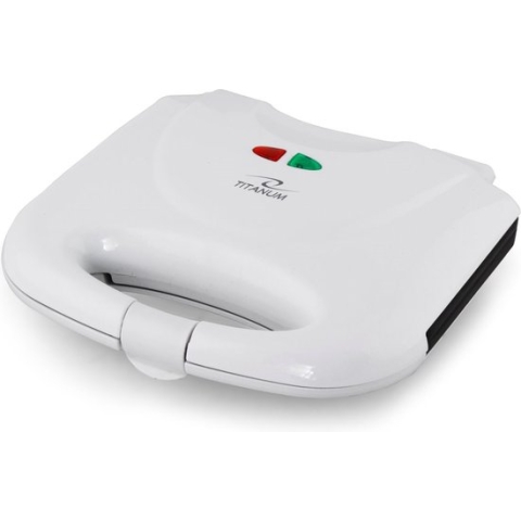 Titanum Tosti IJzer met grillplaat Panini - Wit - 700W