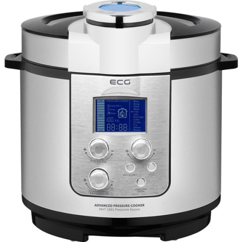 ECG MHT 1661 Pressione Nuovo Multifunctionele snelkookpan, 12 cooking modes, 1000 W