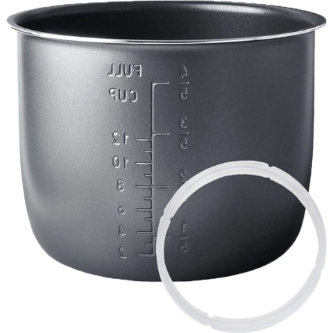 MELTAZO Multicooker Binnenpan, Binnenpot (6 liter), Afdichtring, Sealing Ring