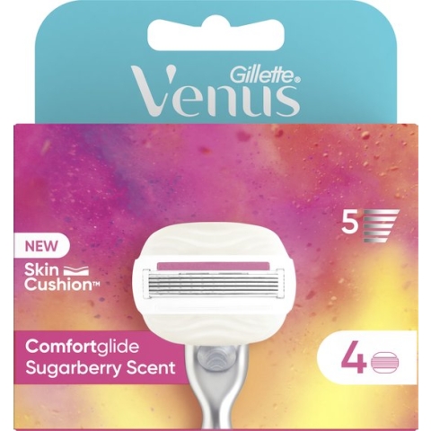 Gillette Venus Comfortglide Sugarberry - 4 Scheermesjes