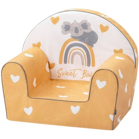 Bubaba by FreeON Kinderfauteuil - Peuterstoeltje - Kinderzetel - Yellow Hearts