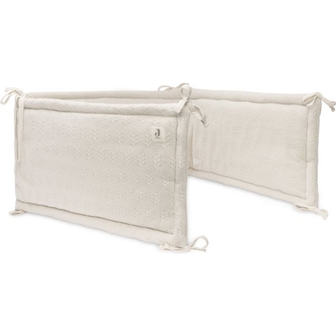 Jollein Bedomrander 180x30cm Grain Knit - Oatmeal