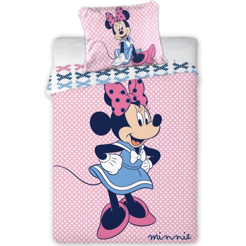 Disney - Minnie Mouse baby dekbedovertrekje 100 x 135 cm
