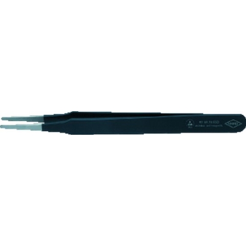 KNIP pincet 9258, chroomnikkelstaal, le 120mm, greep ESD-laag