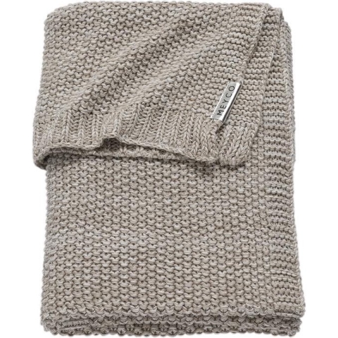 Meyco Baby Relief Mixed ledikant deken - sand - 100x150cm