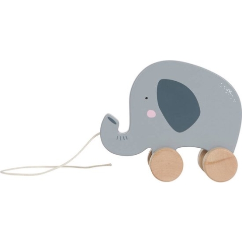 Little Dutch Houten Olifant - Trekfiguur