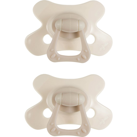 Difrax - Natural Fopspeen - 12+ maanden - Beige - 2 Stuks