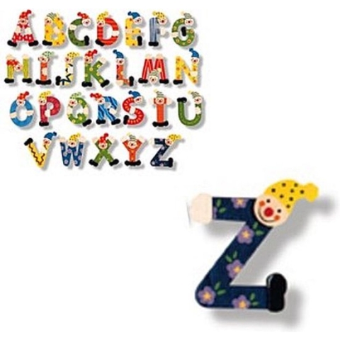 Houten naam letter clown, Z