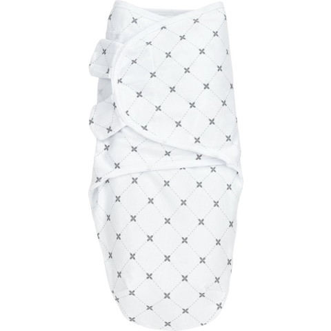 Meyco X Mrs.Keizer Louis swaddlemeyco inbakerdoek - grey - 4-6 maanden