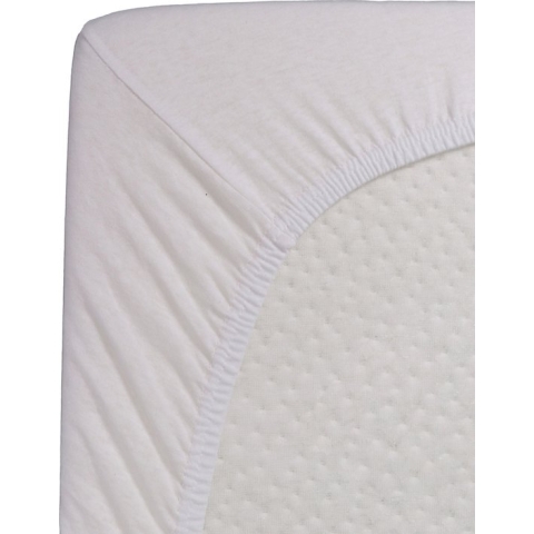 MamaLoes Jersey Wit 40 x 80 cm Wieg Hoeslaken ML040301