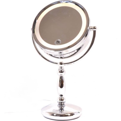 Gérard Brinard 2 zijdig verlichte make up spiegel 5x vergroting - Ø17cm spiegels