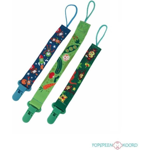 3 stuks – speenkoorden voordeelverpakking – Mixed Fun