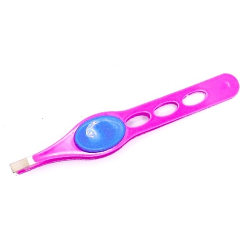 Pincet met drukpunten paars met blauw