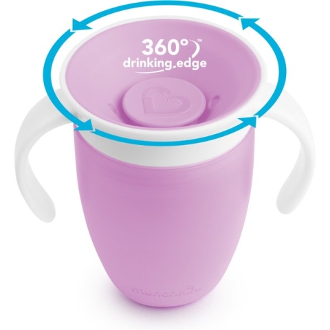 Munchkin Miracle® de originele 360 trainer cup/oefenbeker paars
