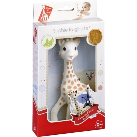 Sophie de giraf - bijtspeelgoed - 100% natuurlijk rubber - in wit rode geschenkdoos