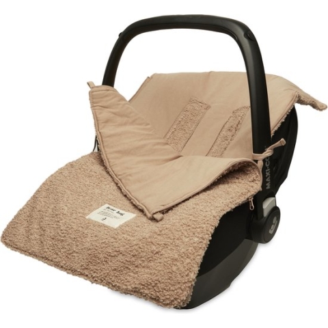 Jollein Voetenzak voor Autstoel & Kinderwagen Boucle - Biscuit