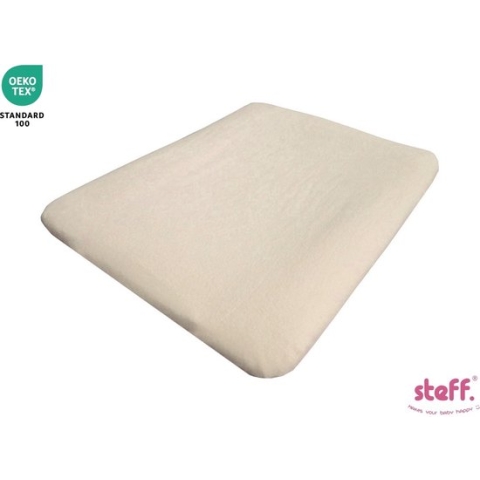 Steff - aankleedkussenhoes - badstof - 50x70 cm - ecru