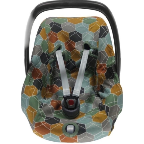 Briljant Baby - Autostoelhoes 0+ Interlock - Deco - Groen en Grijs