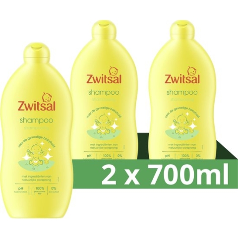 Zwitsal Baby Shampoo - 2 x 700 ml - Voordeelverpakking